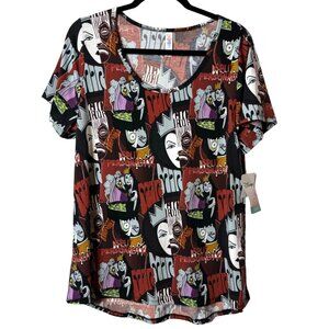 Lularoe Disney Tunic Top‎ XL NEW Personality Queen Snow White Villain RETIRED
